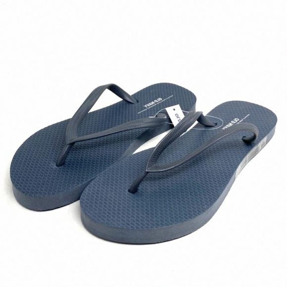 Old Navy Flip Flop Sandals for Women Light 737433-00-1 Summer Rubber Gray